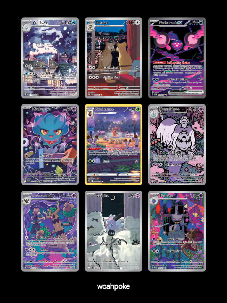 Dark & Night Pokémon Cards
