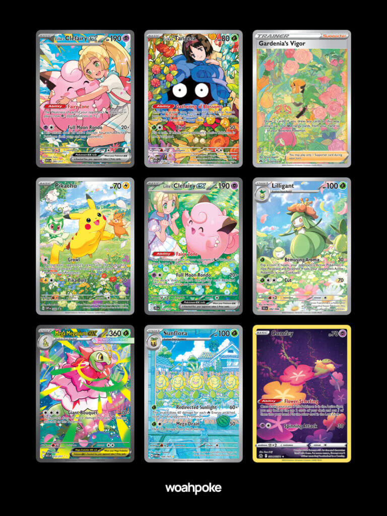 Flower Pokémon Cards