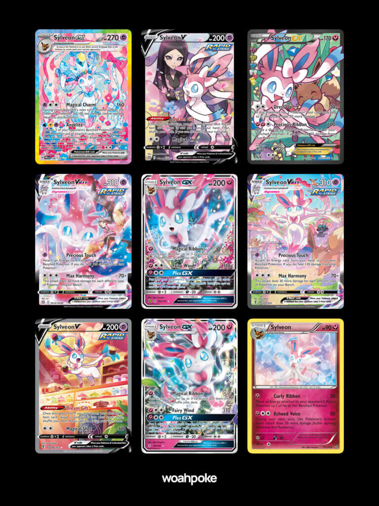 Sylveon Cute Pokemon Cards