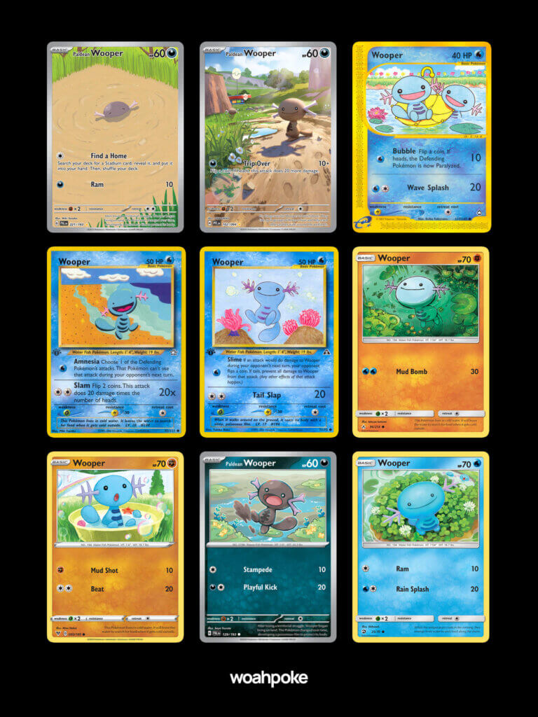 Wooper Pokemon Cards