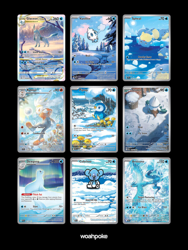 Snow & Winter Pokémon Cards