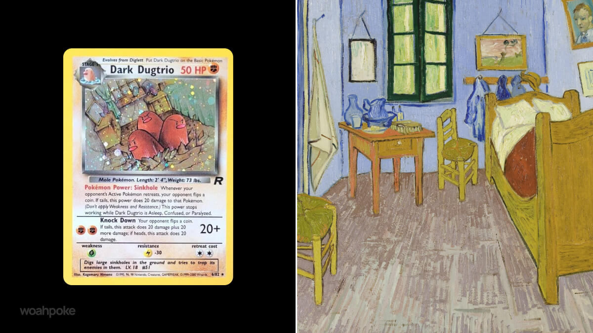 Dark Dugtrio Pokémon Card