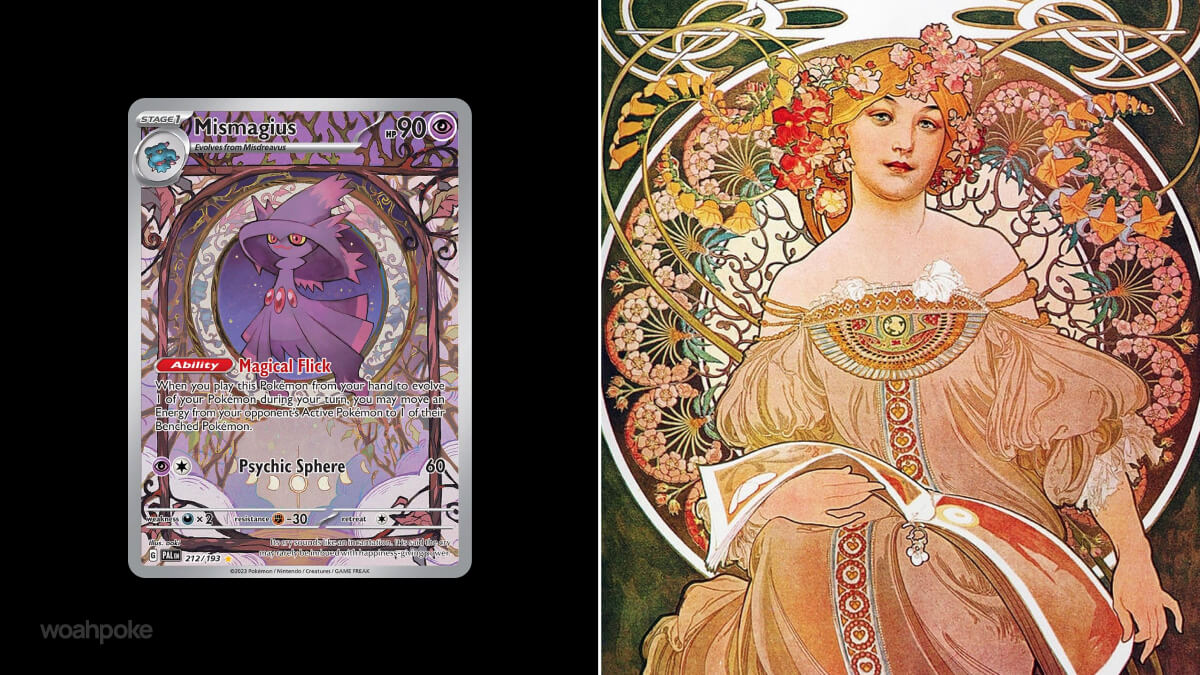 Mismagius Art Pokémon Card