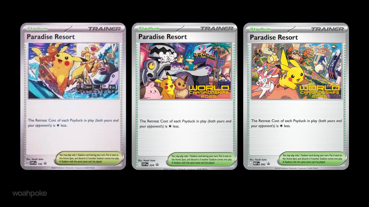Paradise Resort World Championships Cards