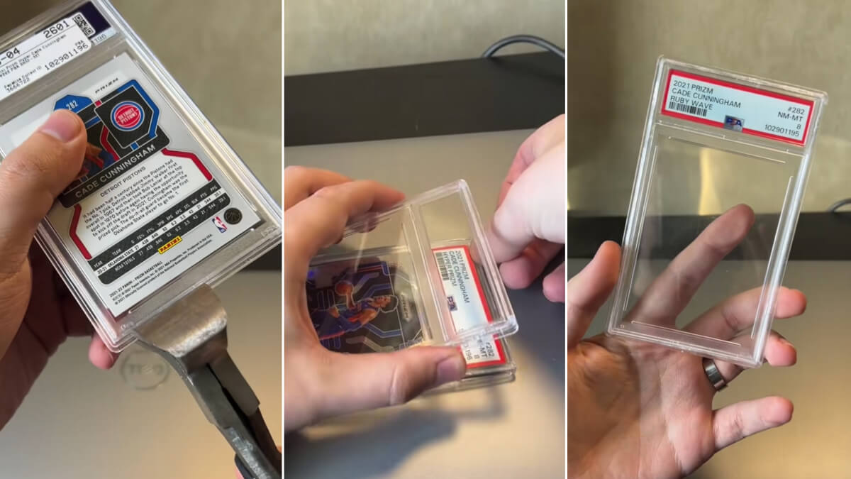 Tools to crack a PSA slab