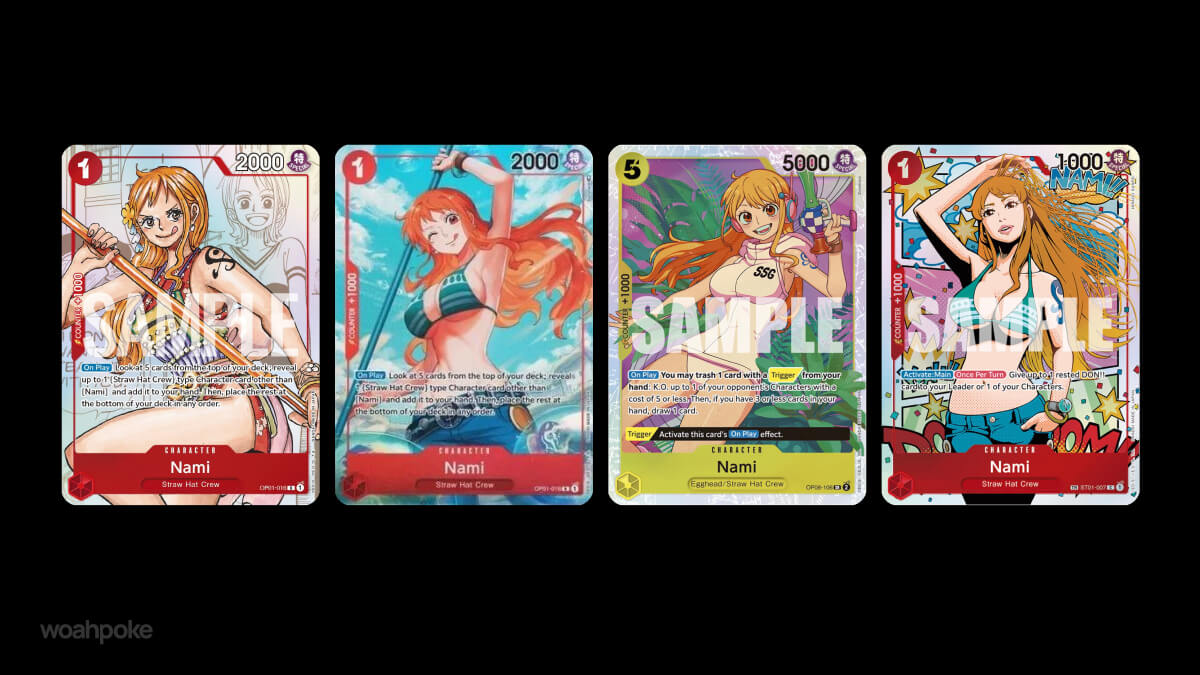 Best Nami One Piece Cards