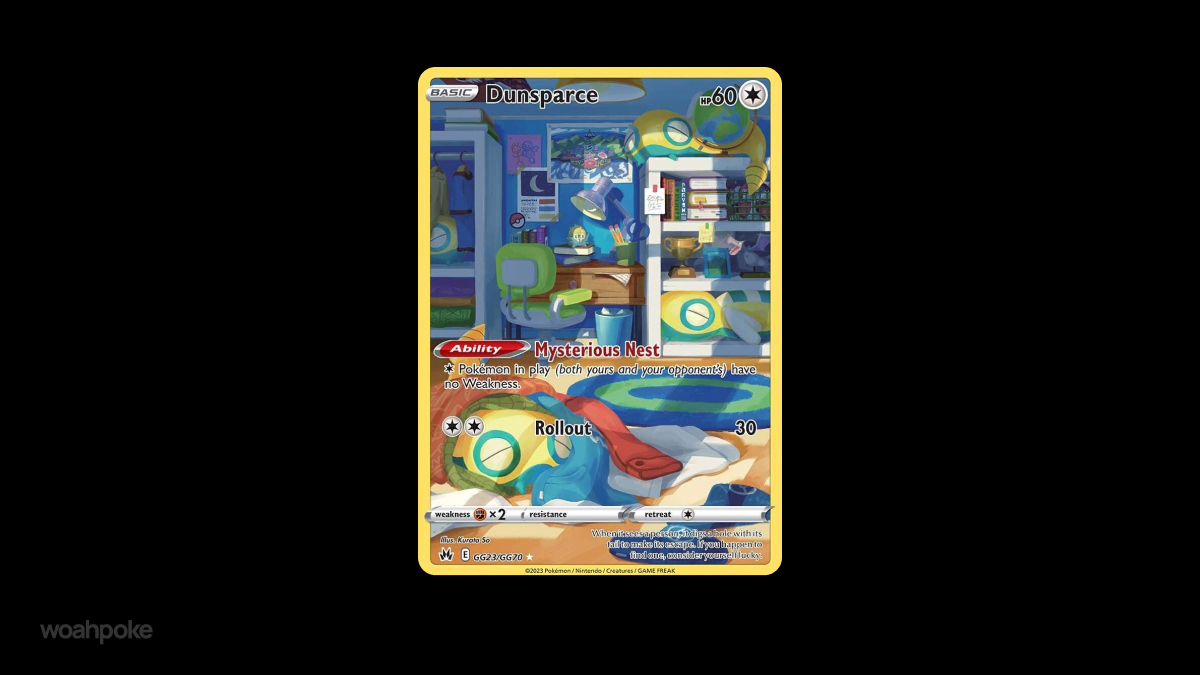 Dunsparce Sleeping Card
