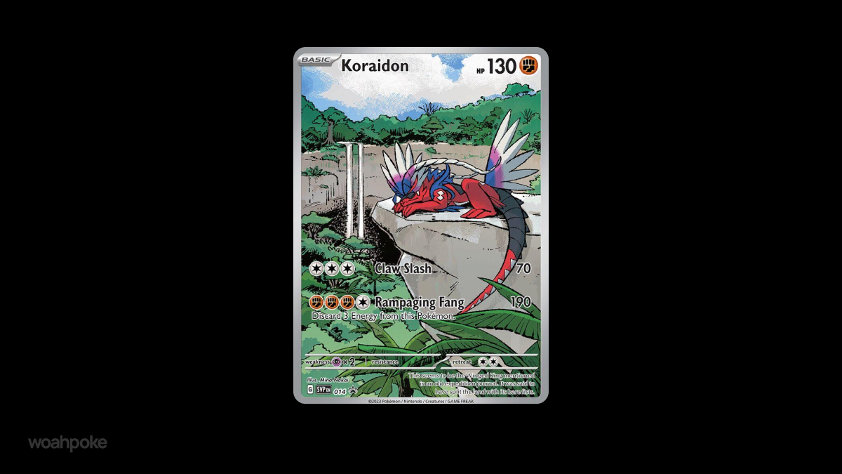 Koraidon Sleeping Card