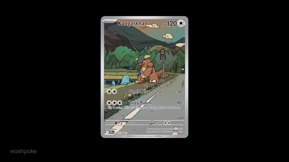 Kangaskhan Outdoor Pokémon Card