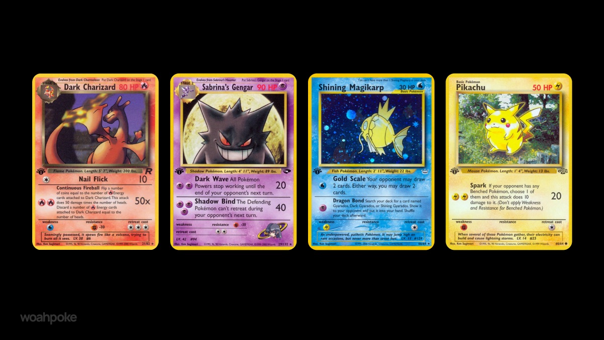 Ken Sugimori Pokémon Cards