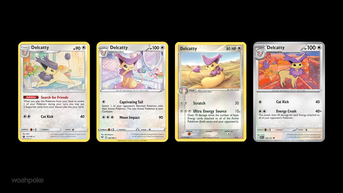 Delcatty Pokémon Cards