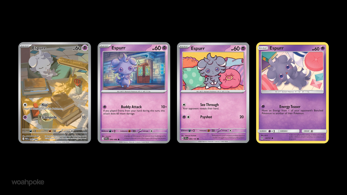 Espurr Pokémon Cards