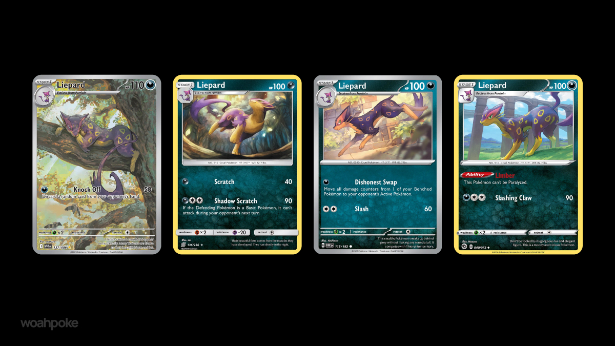 Liepard Pokémon Cards