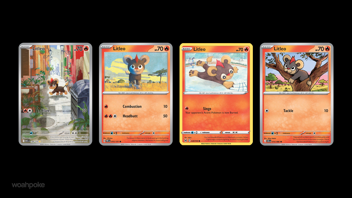 Litleo Pokémon Cards