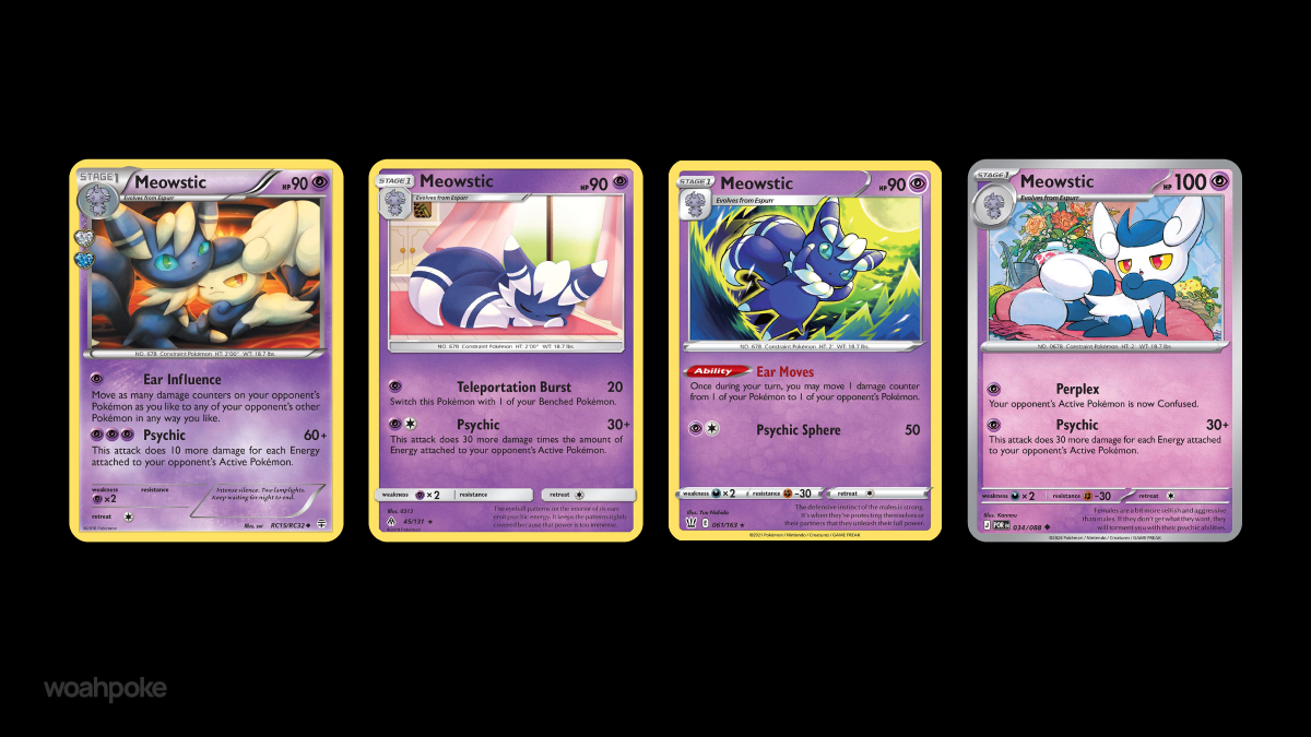 Meowstic Pokémon Cards
