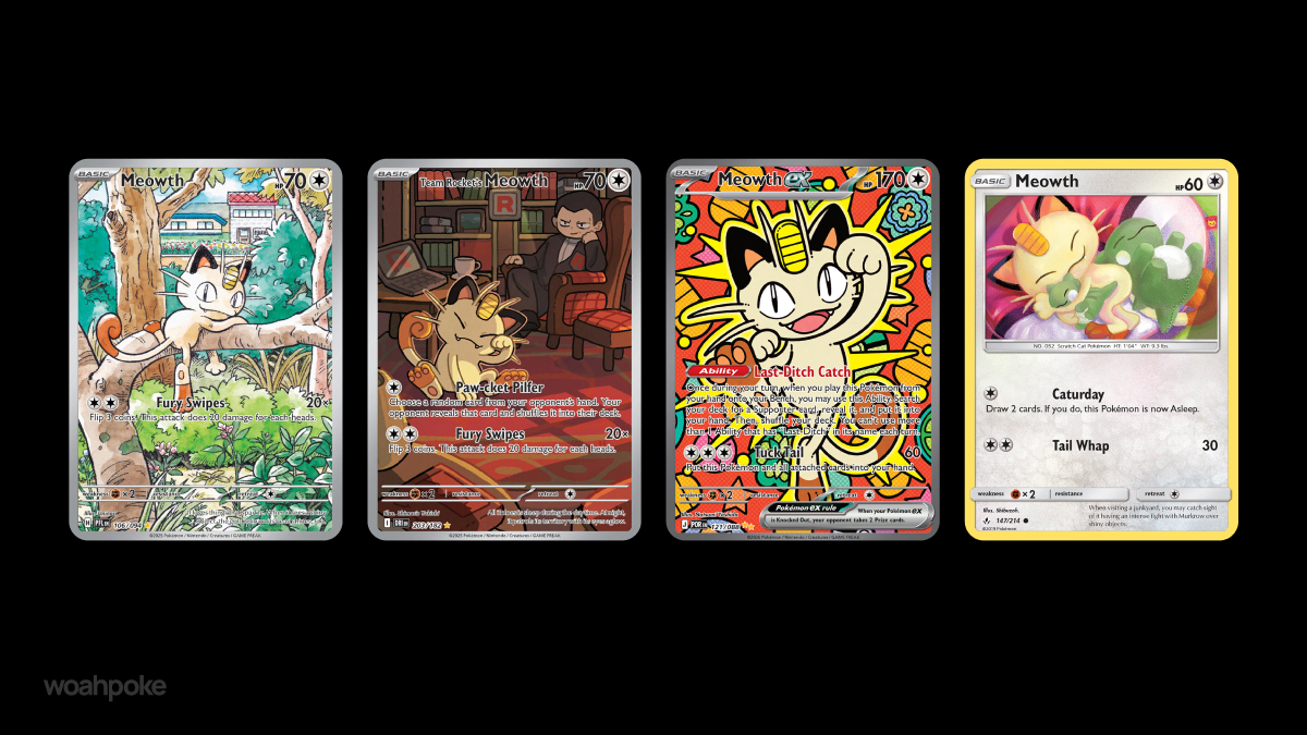 Meowth Pokémon Cards