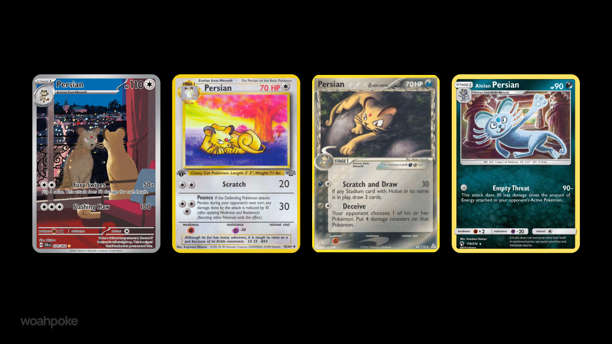 Persian Pokémon Cards