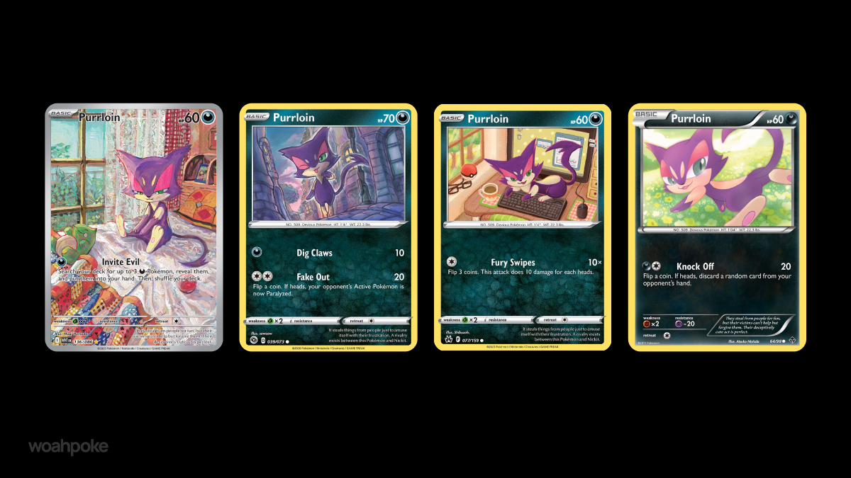 Purrloin Pokémon Cards