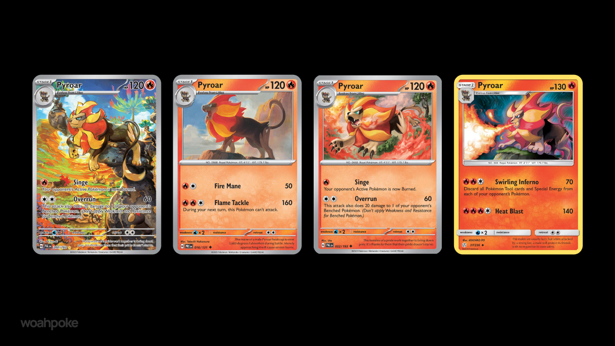 Pyroar Pokémon Cards