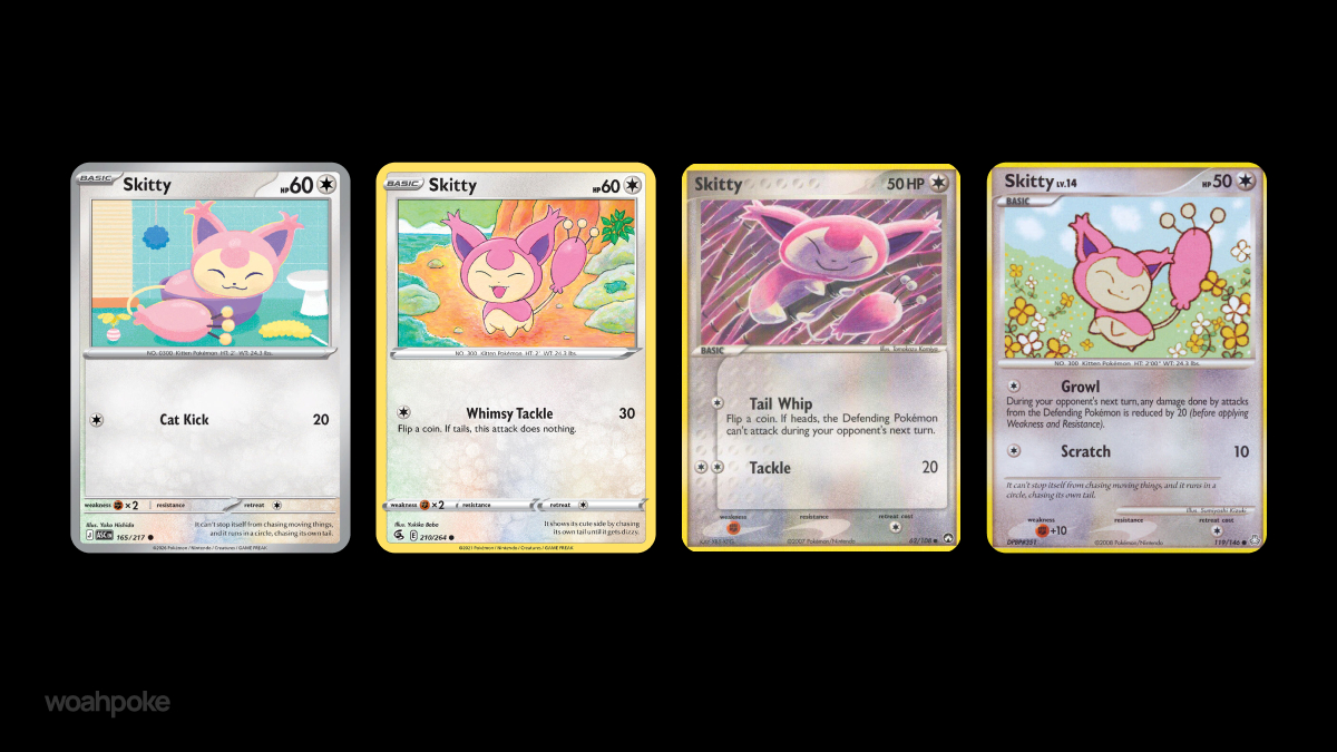 Skitty Pokémon Cards
