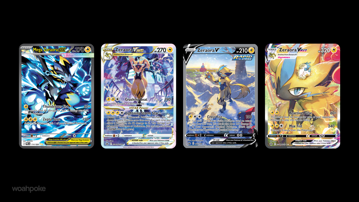 Zeraora Pokémon Cards