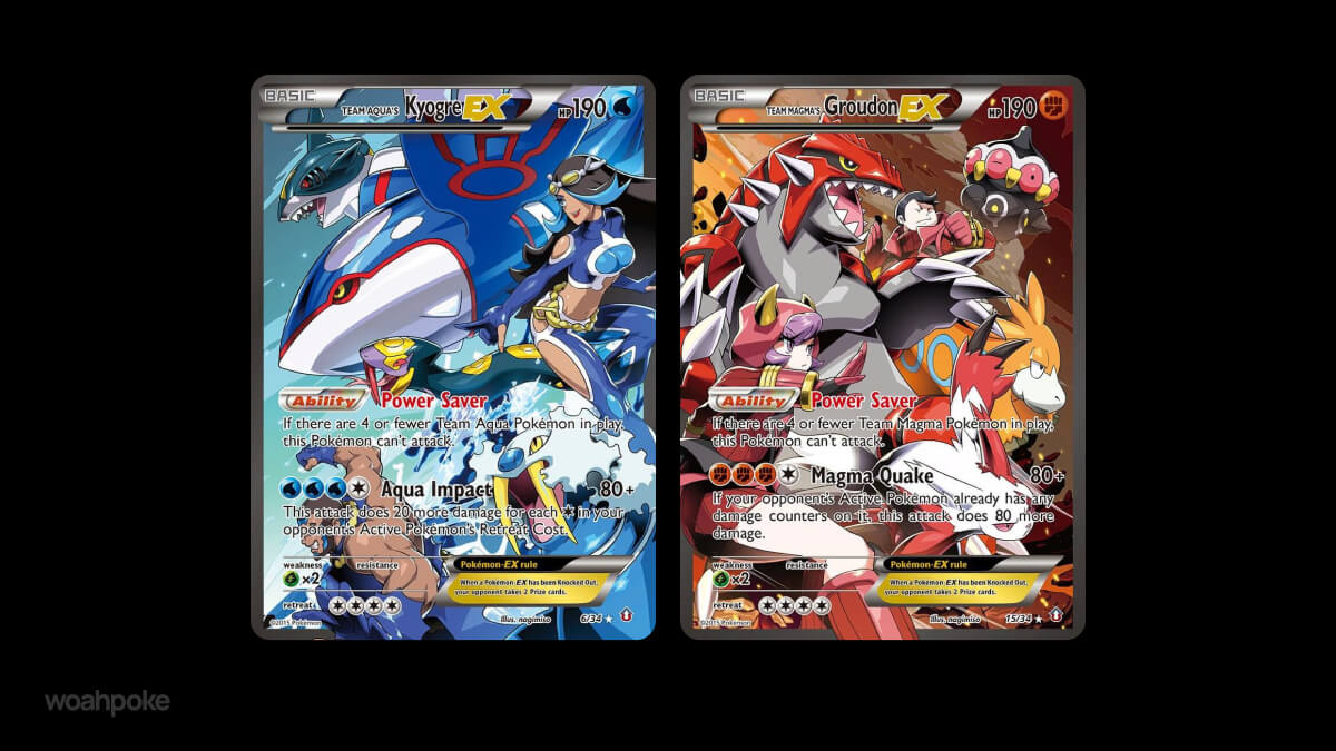 Kyogre & Groudon Pokémon Cards