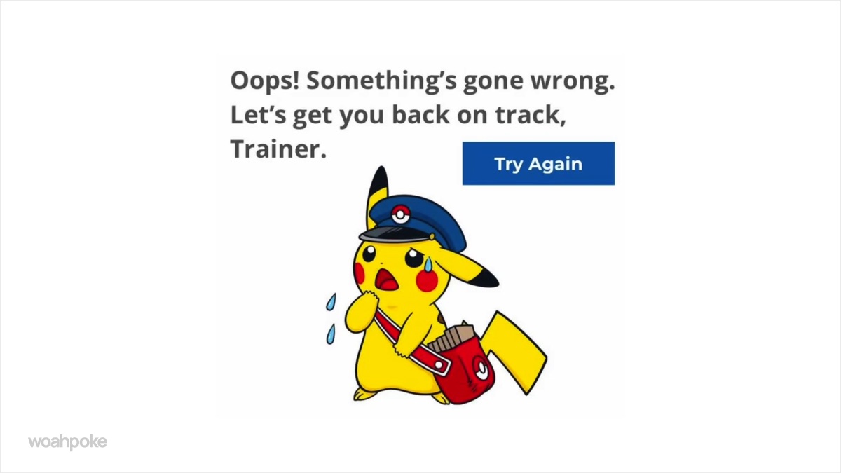 Pokémon Center Errors