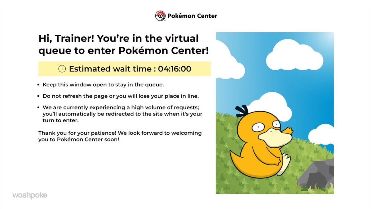 Pokémon Center Queue Tips
