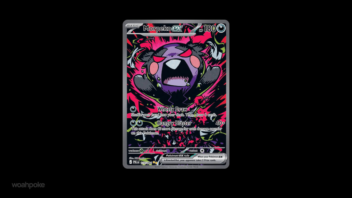 Morpeko Chase Card Pitch Black
