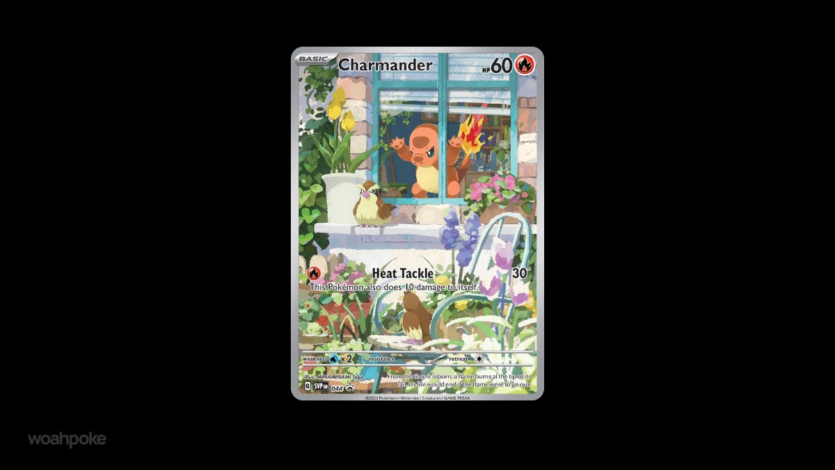 Cute Charmander Promo Card