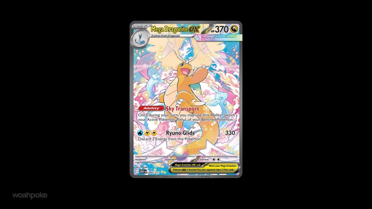 Beautiful Dragonite Card