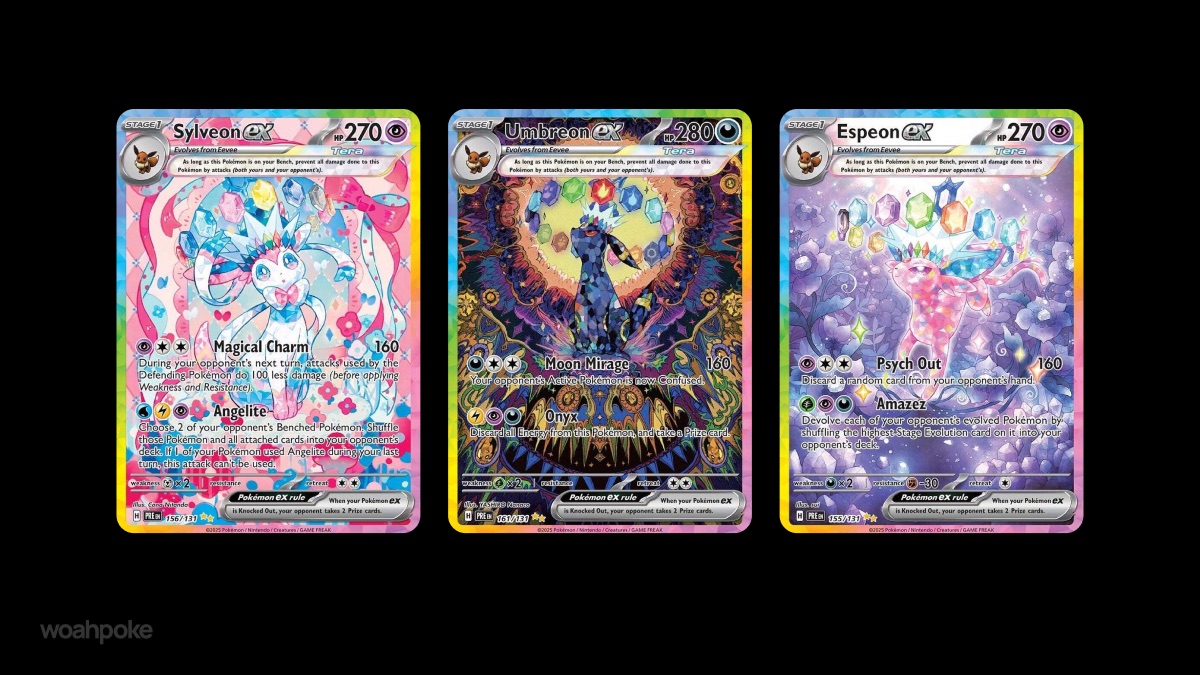 Beautiful Eeveelution Cards