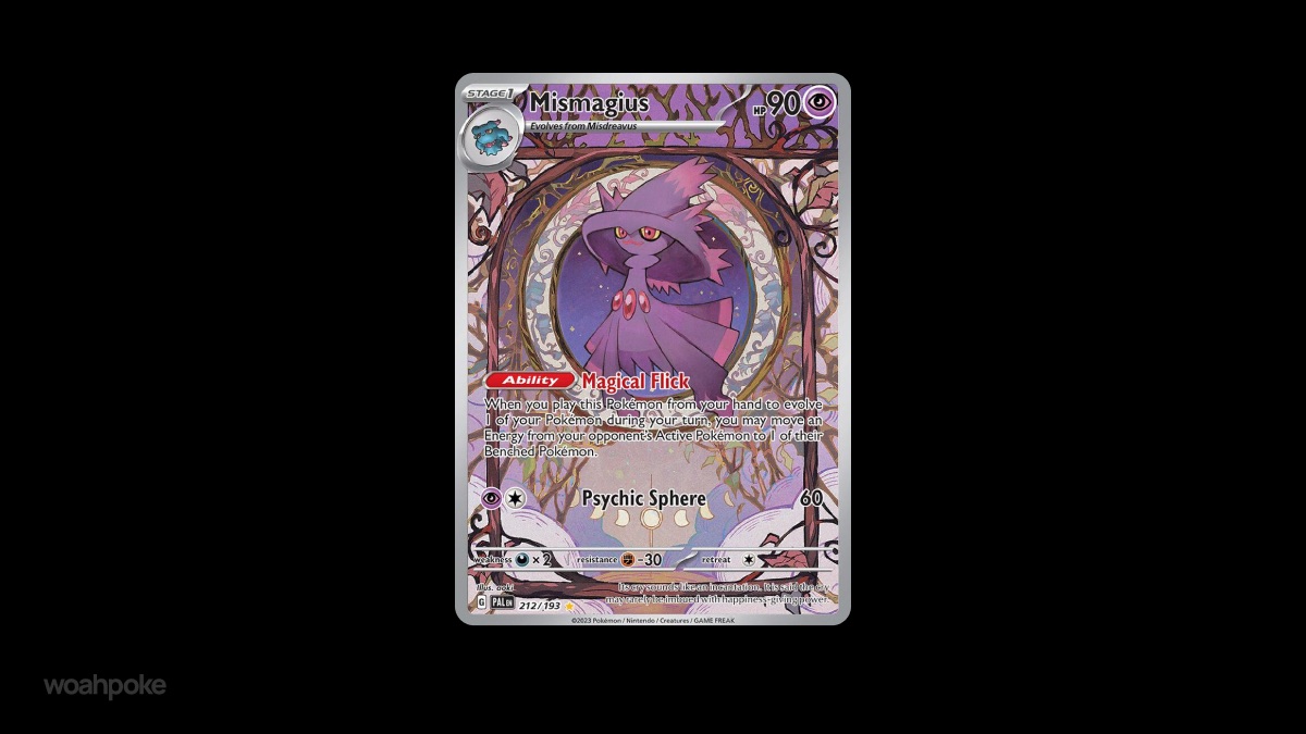 Pretty Mismagius Pokémon Card