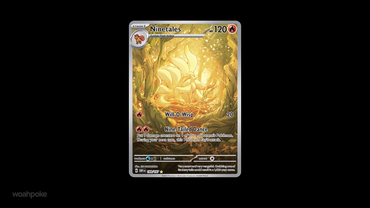Gorgeous Ninetales Pokémon Card