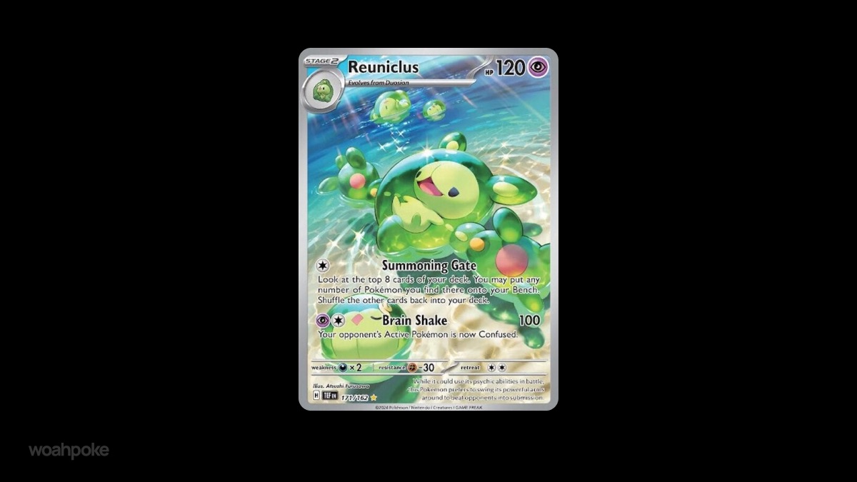 Cute Reuniclus Pokémon Card