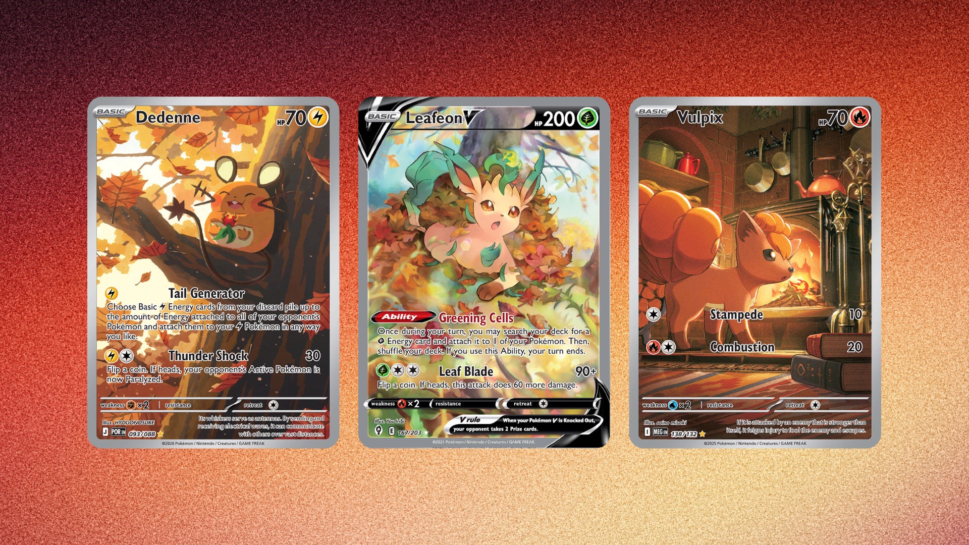 The 33 Best Fall & Autumn Pokémon Cards