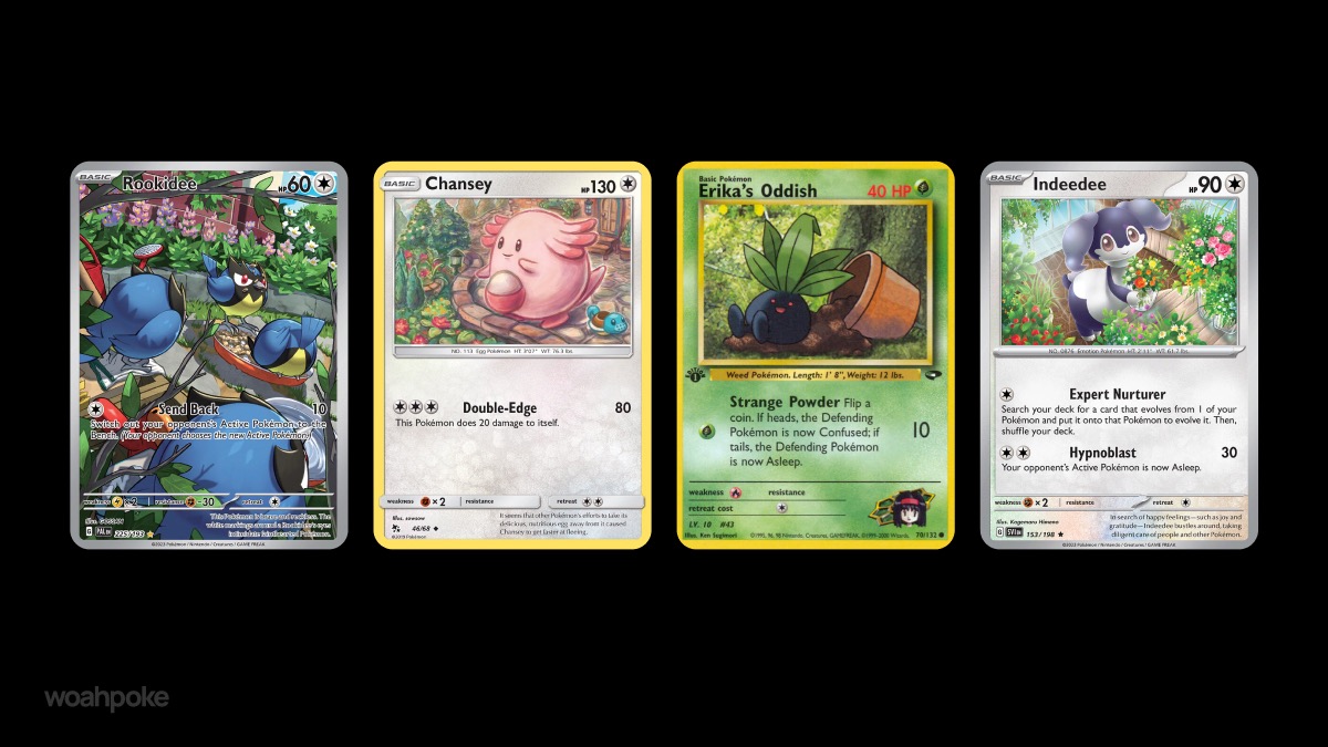 Pokémon Gardening Cards