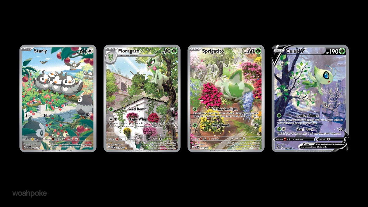 Urban Flower Pokemon Cards