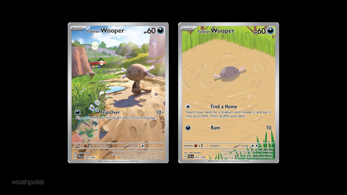 Funny Wooper Pokemon Cards