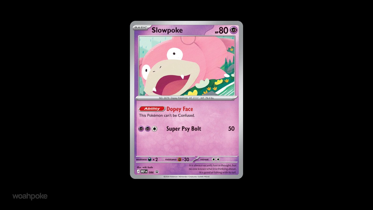 Funny Slowpoke Promo Card