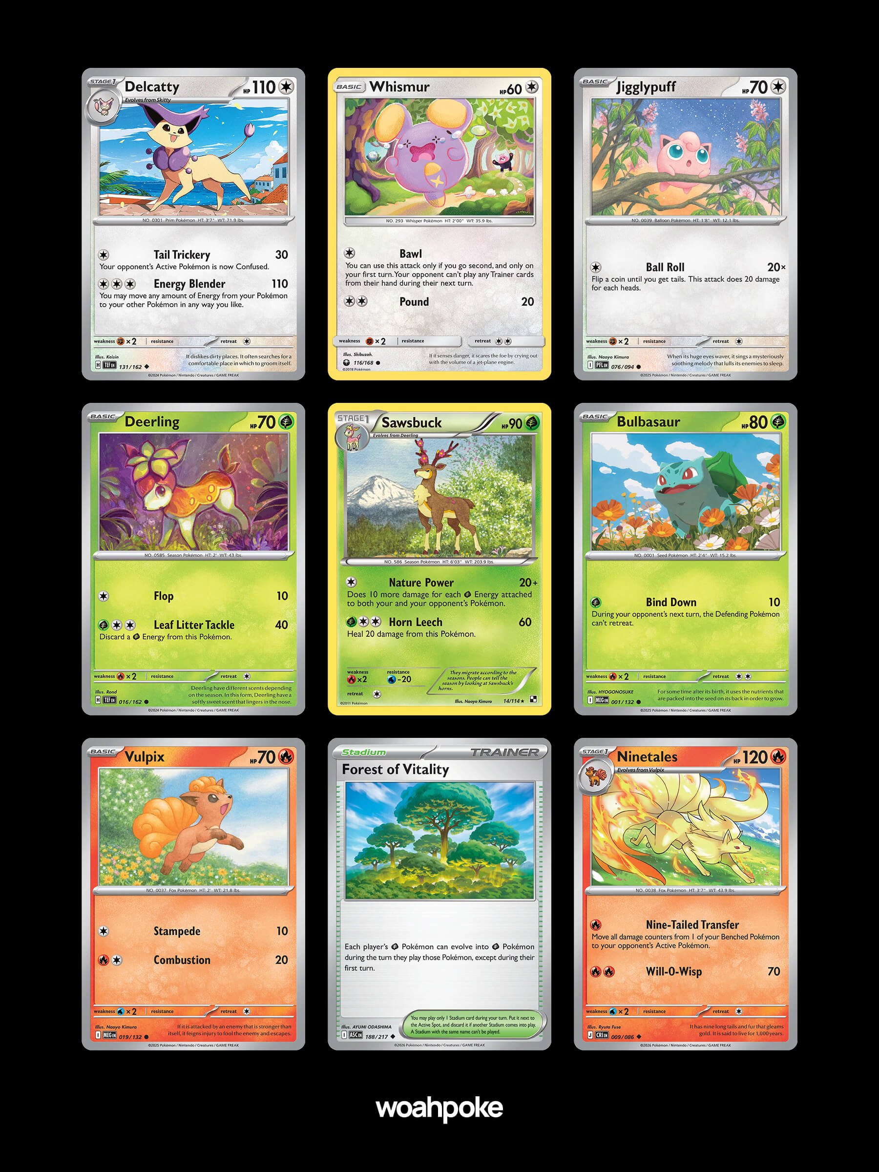 Common Ghibli-Style Pokemon Cards