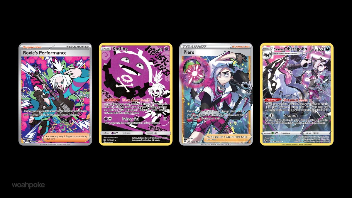 Rock Music-Themed Pokémon Cards
