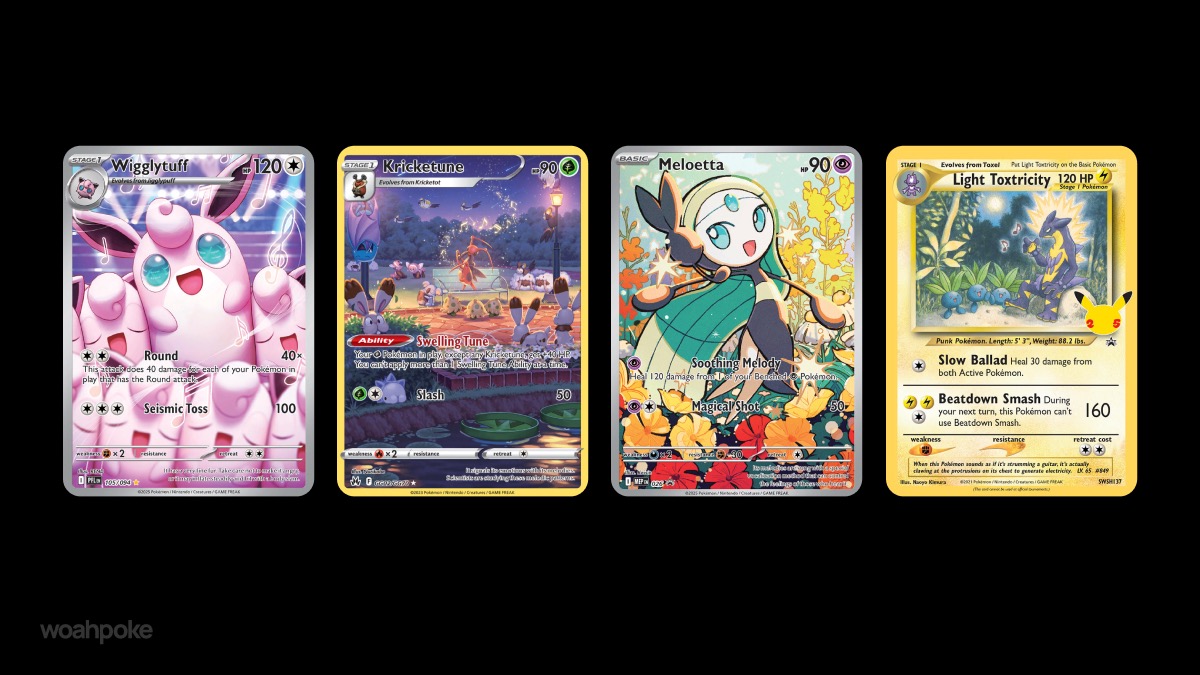 Singing Pokémon Cards