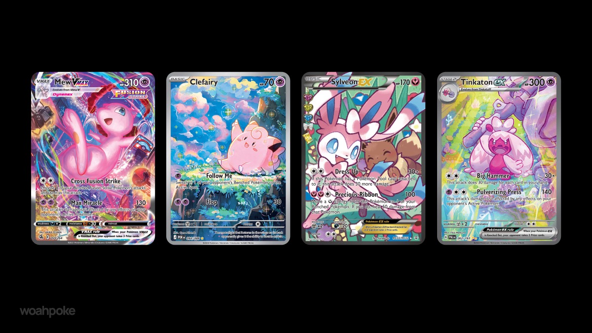 Cards of Pink Pokémon