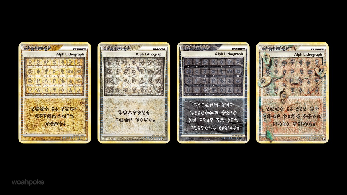 Unique Alph Lithograph Cards