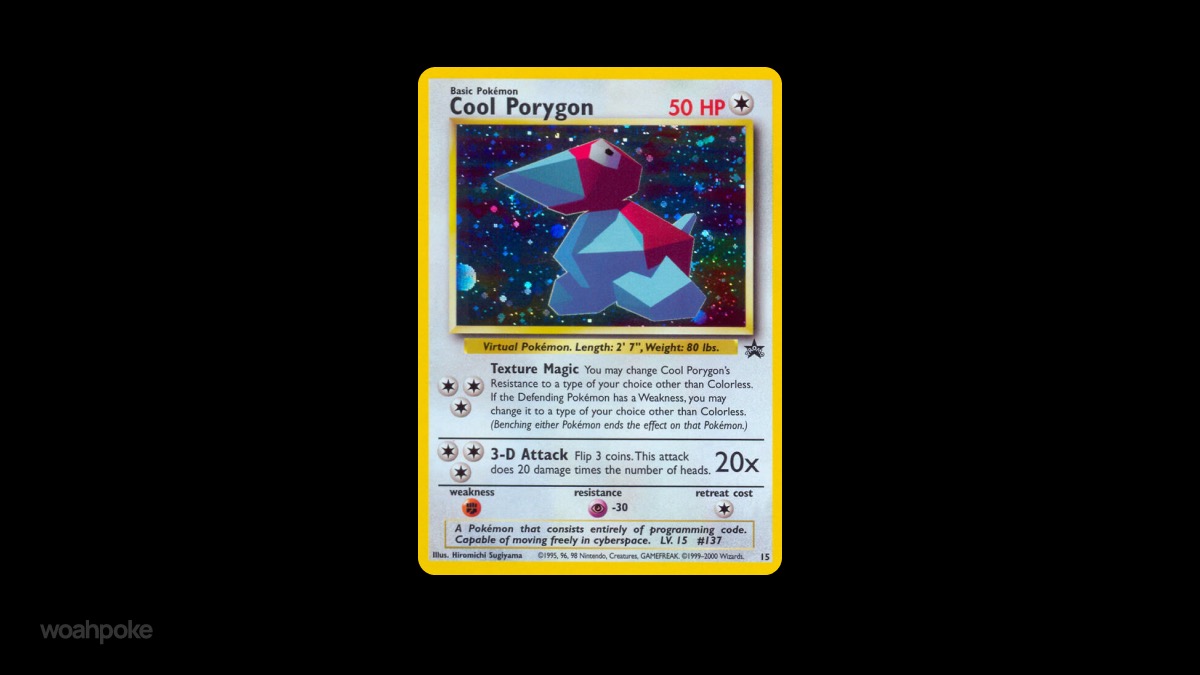Uncommon Porygon Pokemon Card