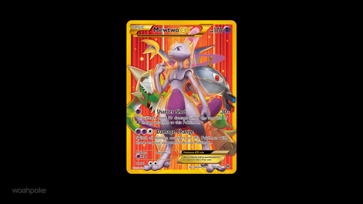 Rare Mewtwo Pokemon Card