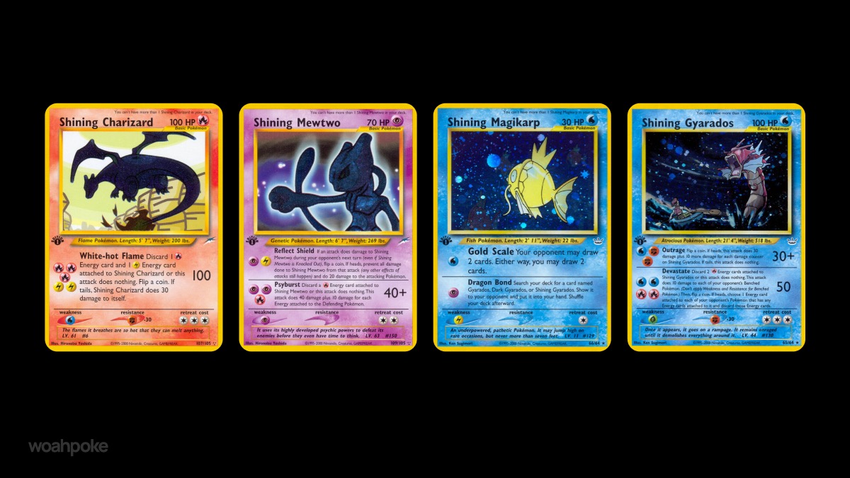 Shining Pokémon Cards