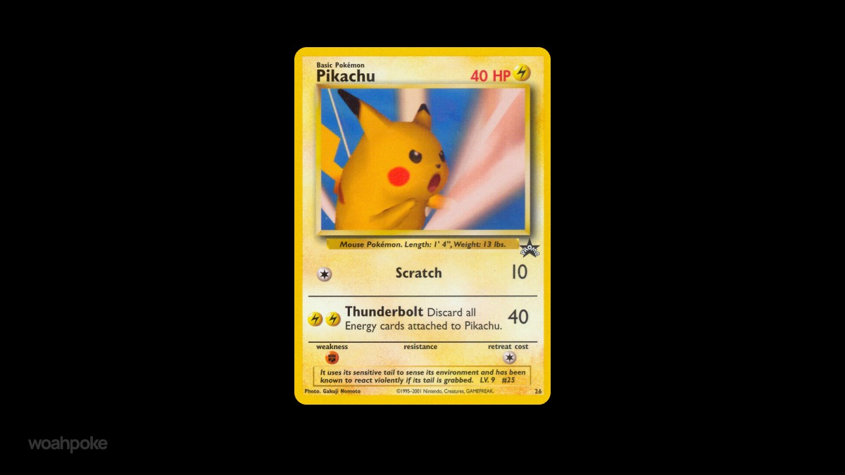 Unique Pikachu Card