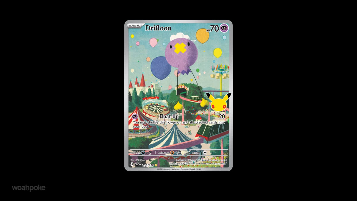 Drifloon Pokemon Card